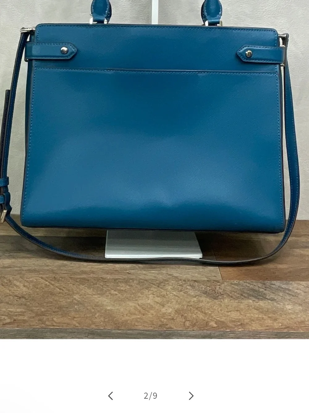 kate spade New York Teal Leather Satchel
